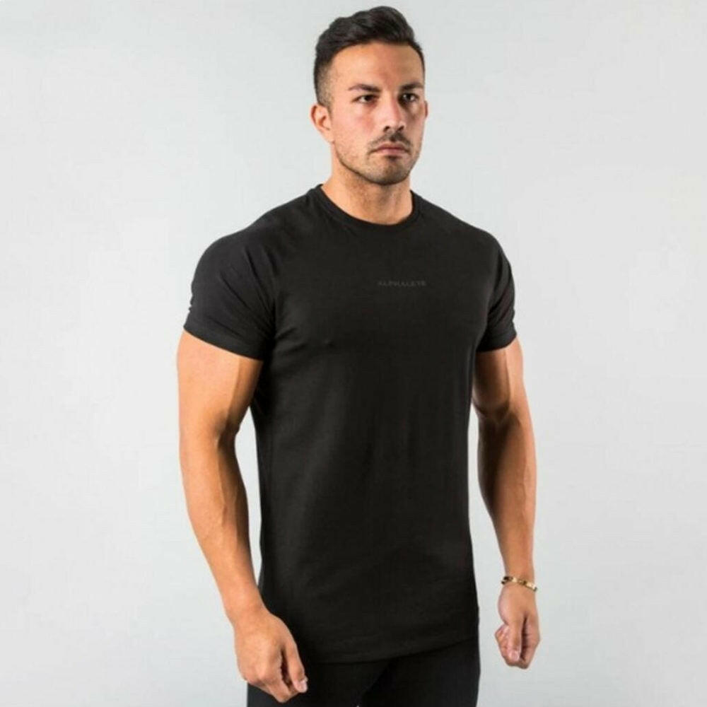 Men's Fitted Gym T-Shirt - muscleflexzone