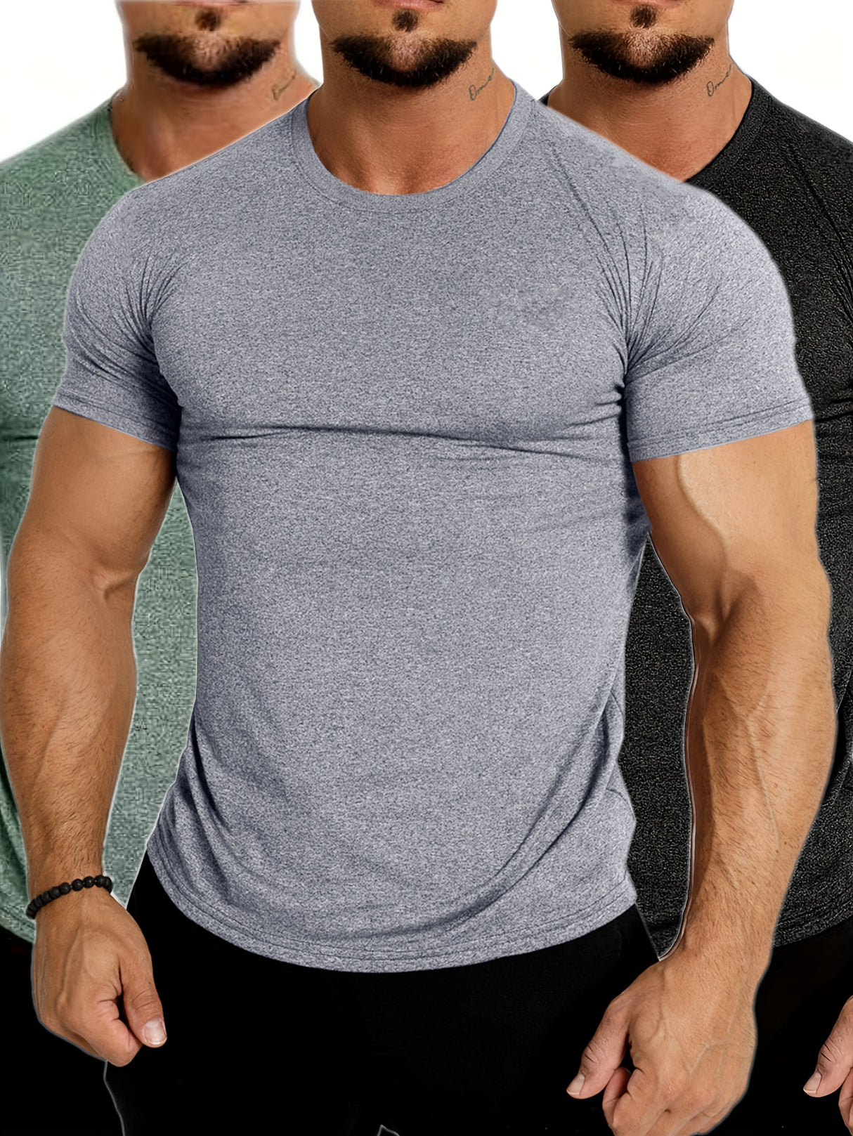 Mens Premium Quick-Dry Fitness Tee - muscleflexzone