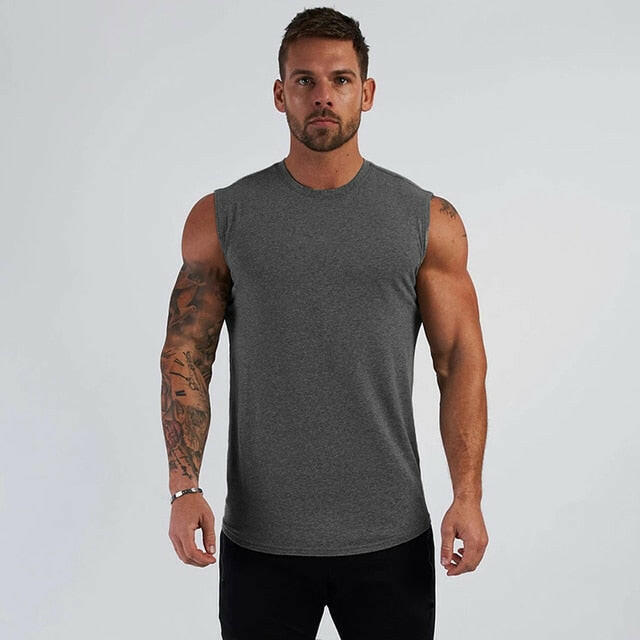 Men's Compression Gym Tank Top - muscleflexzone