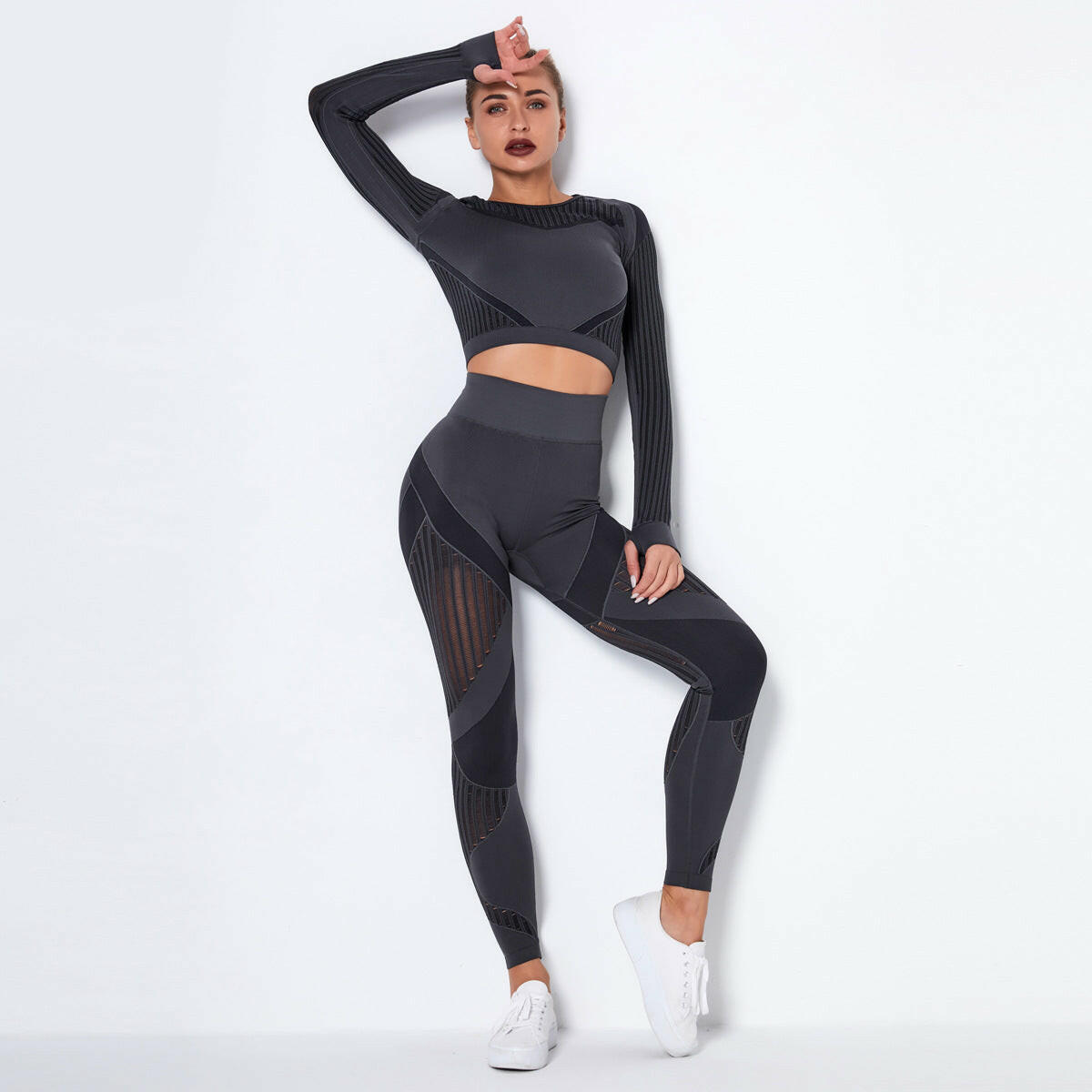 Sports Long-Sleeved Suit - muscleflexzone