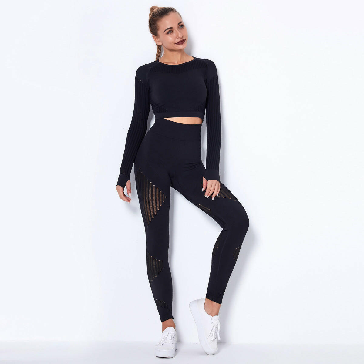 Sports Long-Sleeved Suit - muscleflexzone