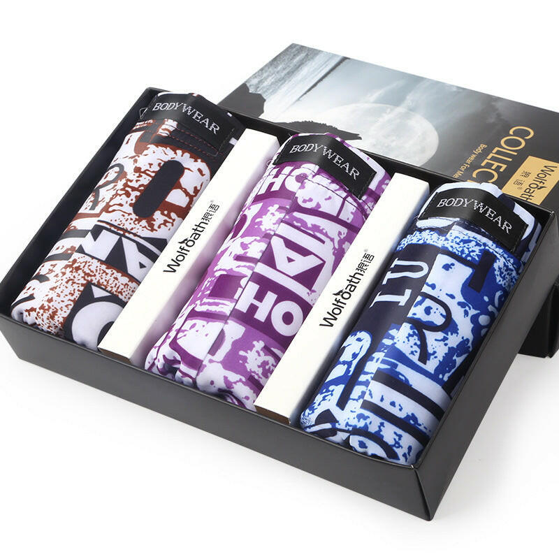 3-pack men's ice silk underwear - muscleflexzone