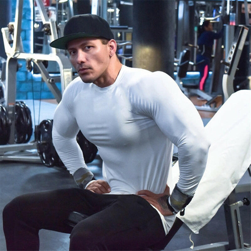 Men's Skinny Quick Dry Fitness Sports T-Shirt - muscleflexzone