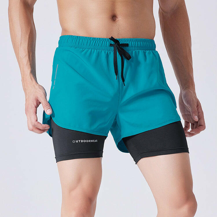 Men's Sports Shorts Double Layer - muscleflexzone