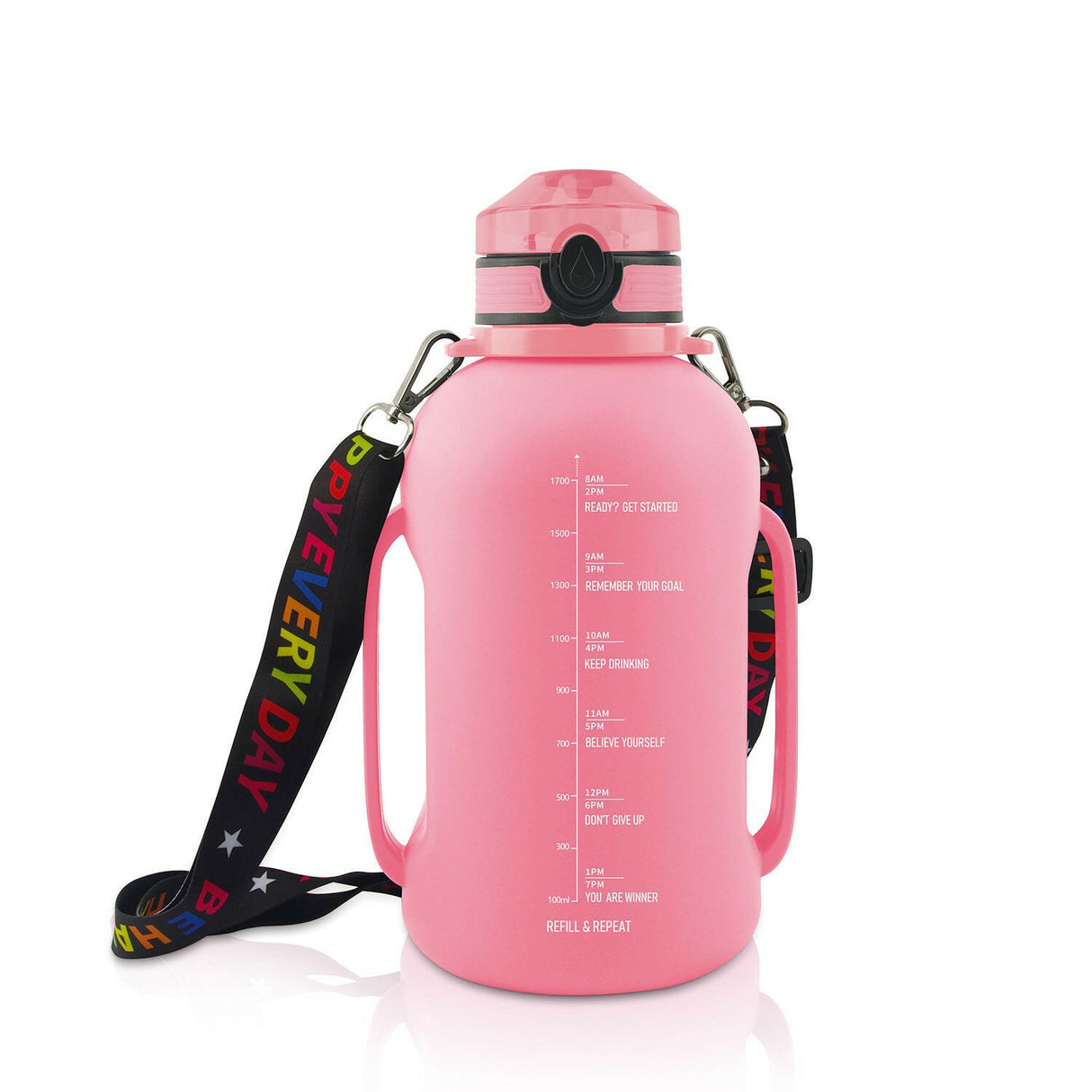 2000ML Silicone Folding Outdoor Sports Water Bottle - muscleflexzone