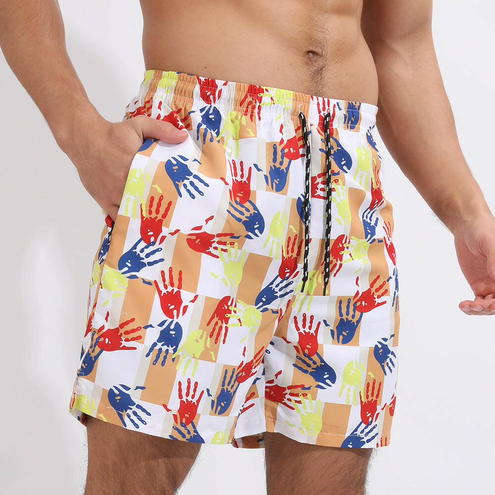 Printed Beach Shorts Double Layer Casual Sport Shorts - muscleflexzone