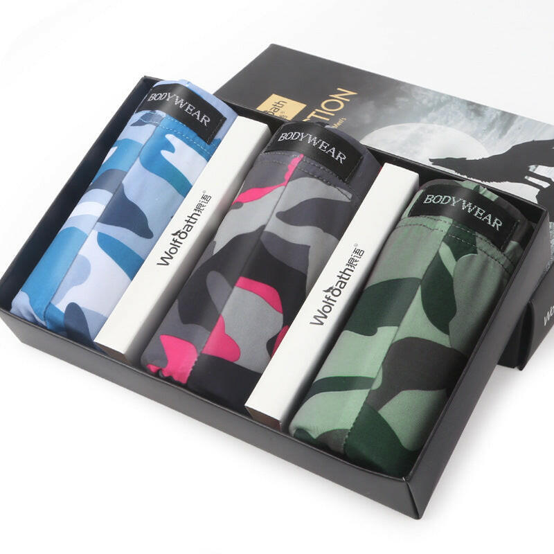 3-pack men's ice silk underwear - muscleflexzone