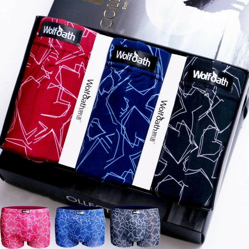 3-pack men's ice silk underwear - muscleflexzone