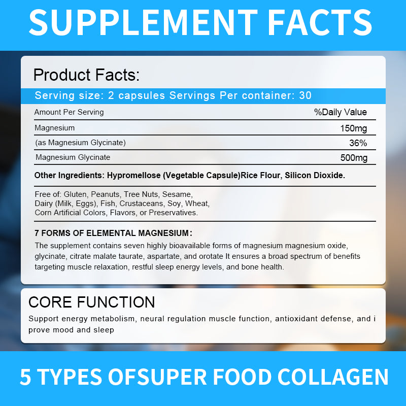 60 Magnesium Complex Capsules - muscleflexzone