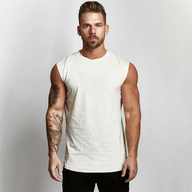 Men's Compression Gym Tank Top - muscleflexzone