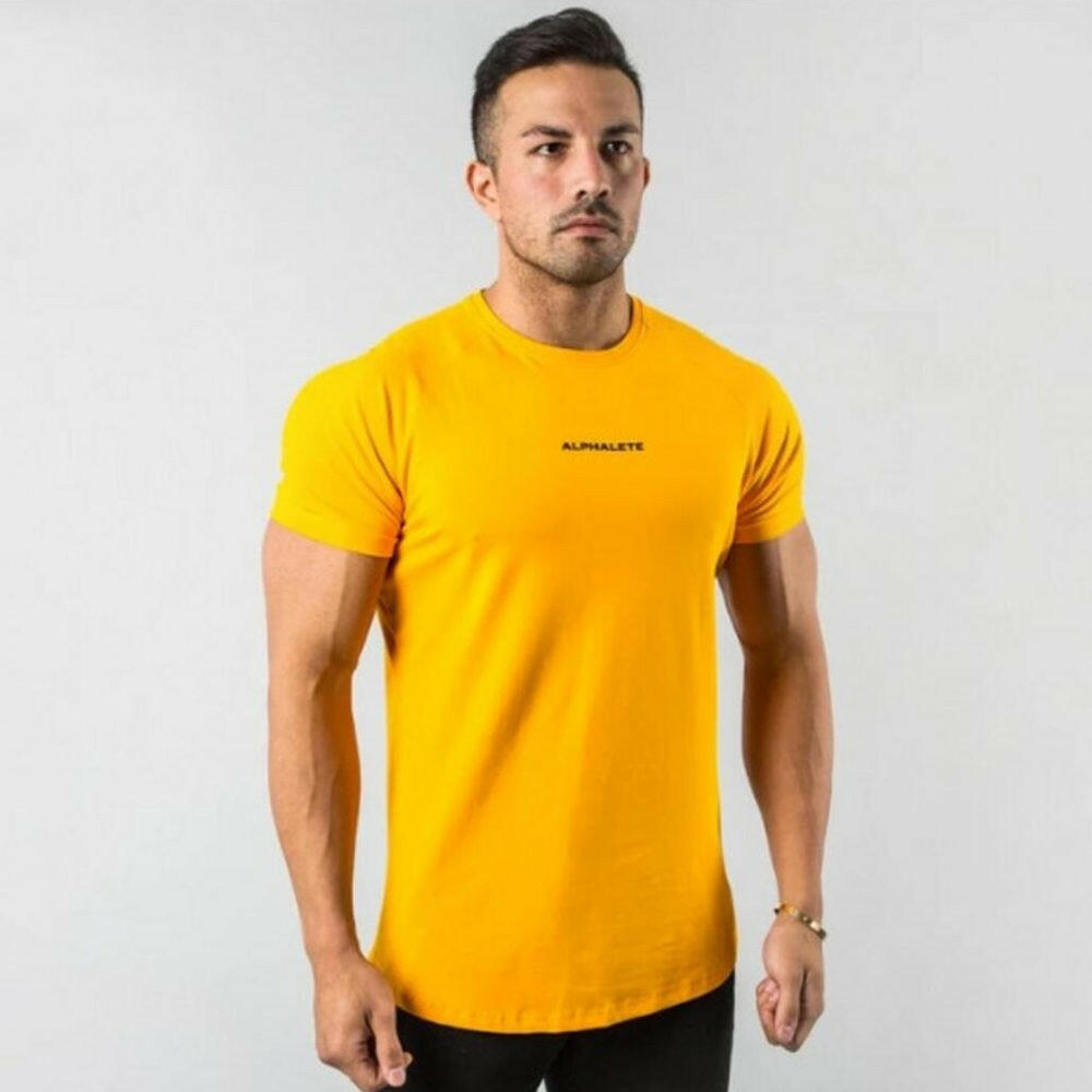 Men's Fitted Gym T-Shirt - muscleflexzone