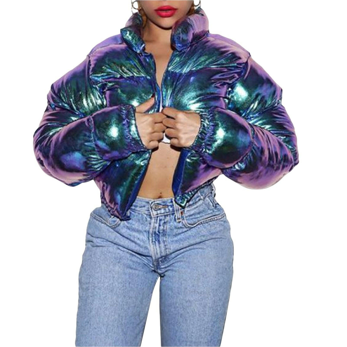 Y2K Bubble Puffer Jacket - muscleflexzone