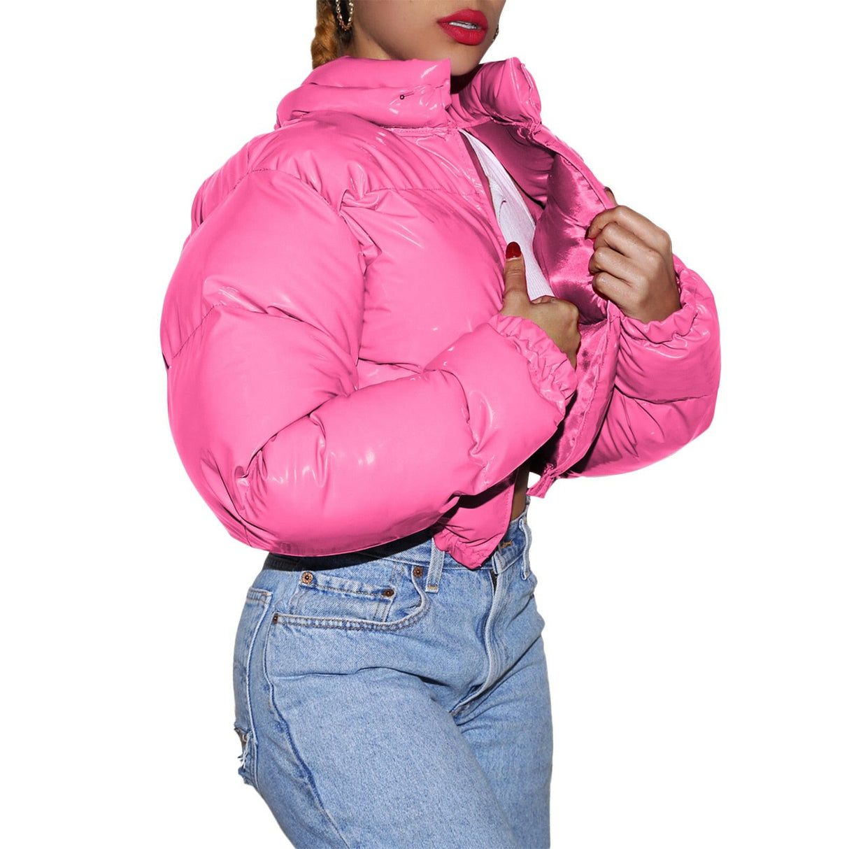 Y2K Bubble Puffer Jacket - muscleflexzone