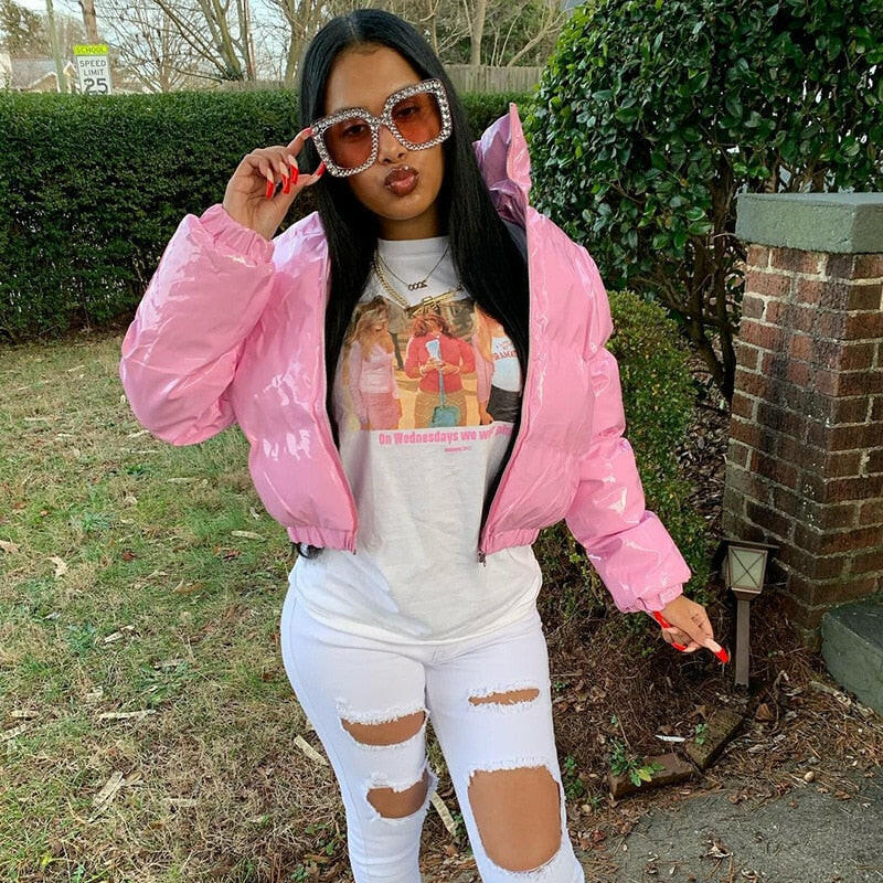 Y2K Bubble Puffer Jacket - muscleflexzone