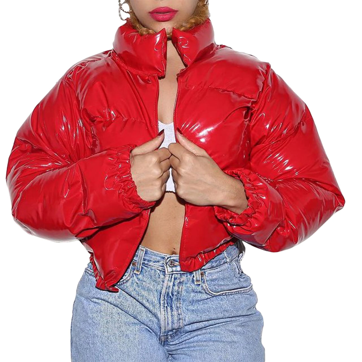 Y2K Bubble Puffer Jacket - muscleflexzone