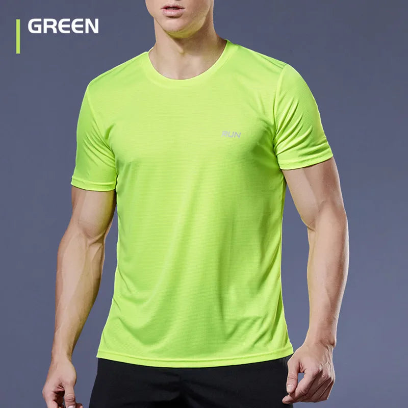 Multicolor run Gym Fitness T-Shirt - muscleflexzone