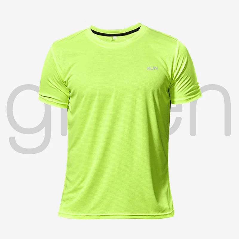 Multicolor run Gym Fitness T-Shirt - muscleflexzone