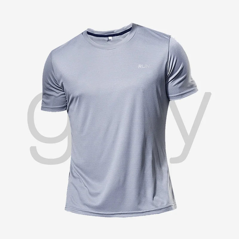 Multicolor run Gym Fitness T-Shirt - muscleflexzone