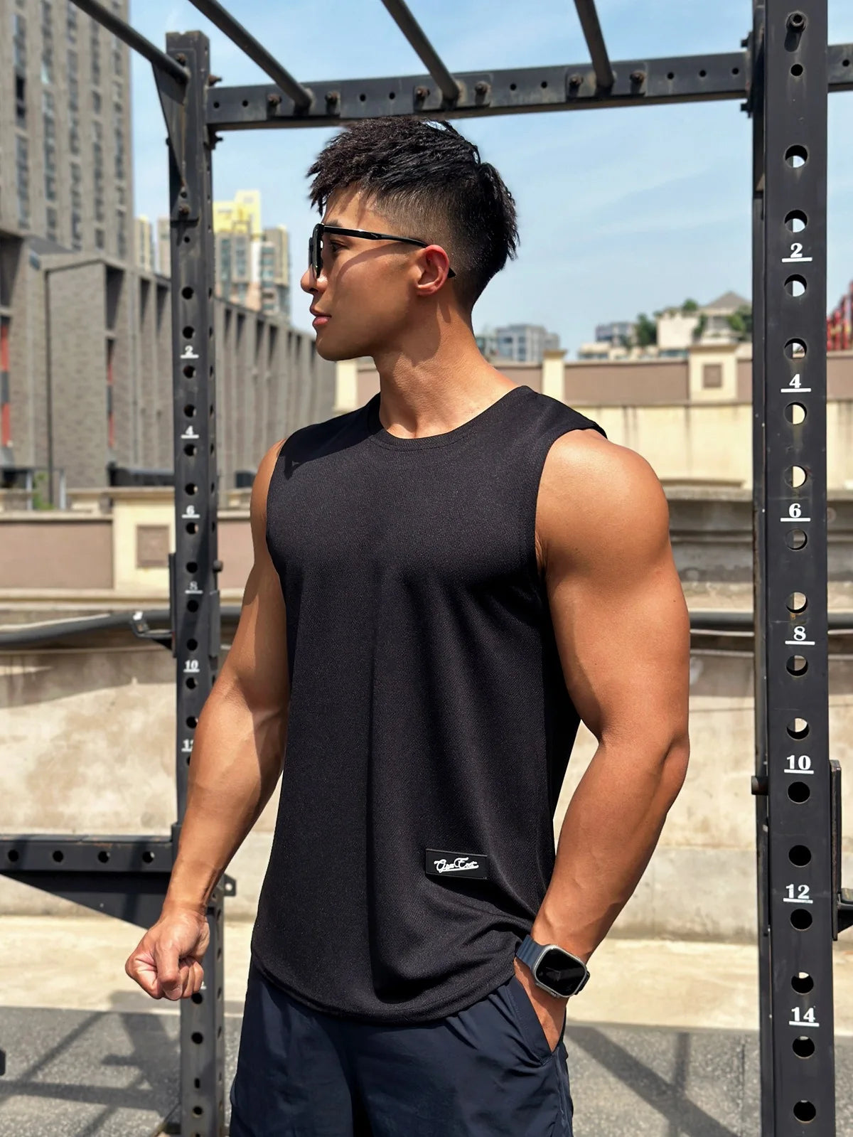 Mens Gym Tank top - muscleflexzone