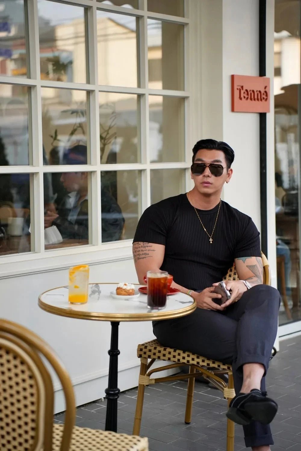 MFZ Vertical Stripe T-shirt - muscleflexzone