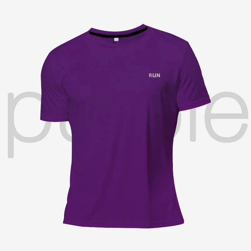 Multicolor run Gym Fitness T-Shirt - muscleflexzone