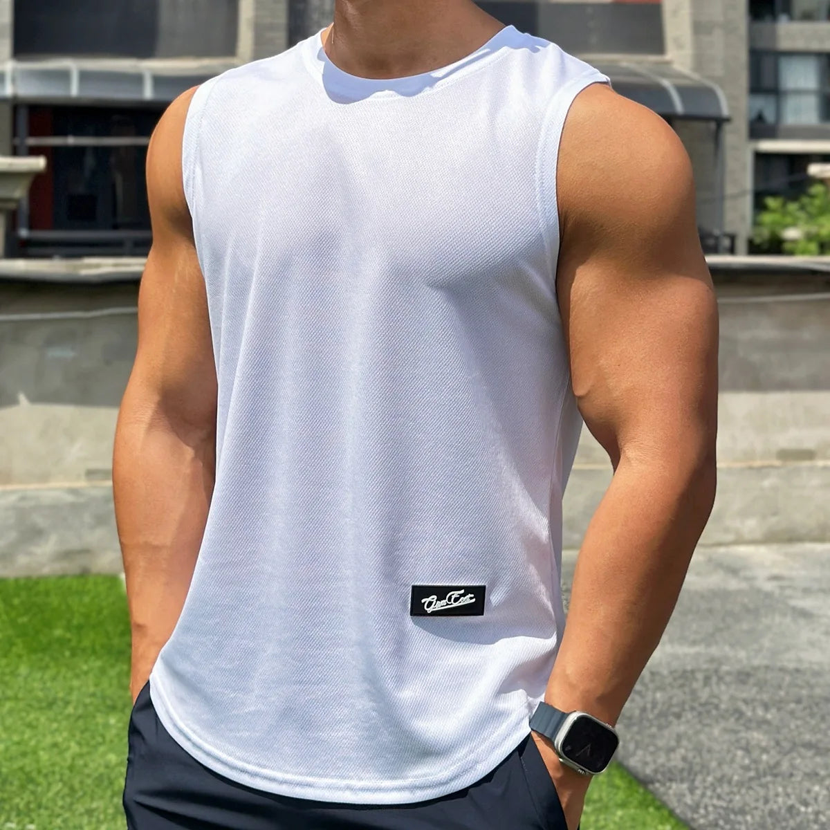 Mens Gym Tank top - muscleflexzone