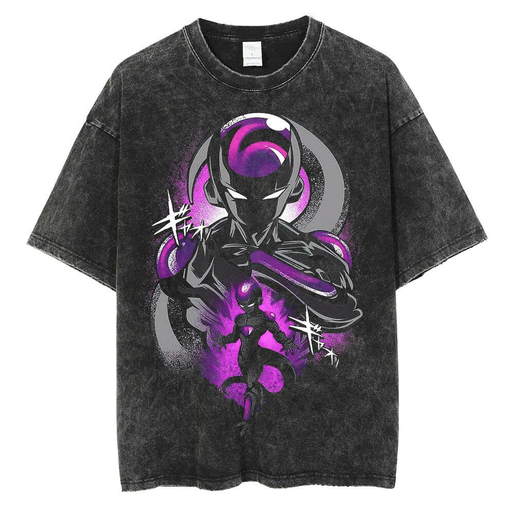 Dragon Ball Oversized Washed Anime T-shirts - muscleflexzone