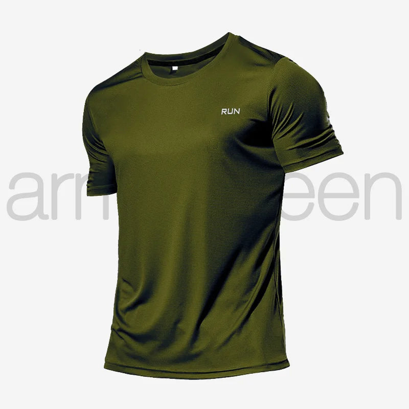 Multicolor run Gym Fitness T-Shirt - muscleflexzone