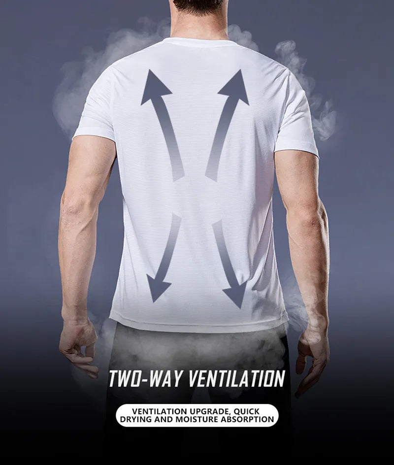 Multicolor run Gym Fitness T-Shirt - muscleflexzone