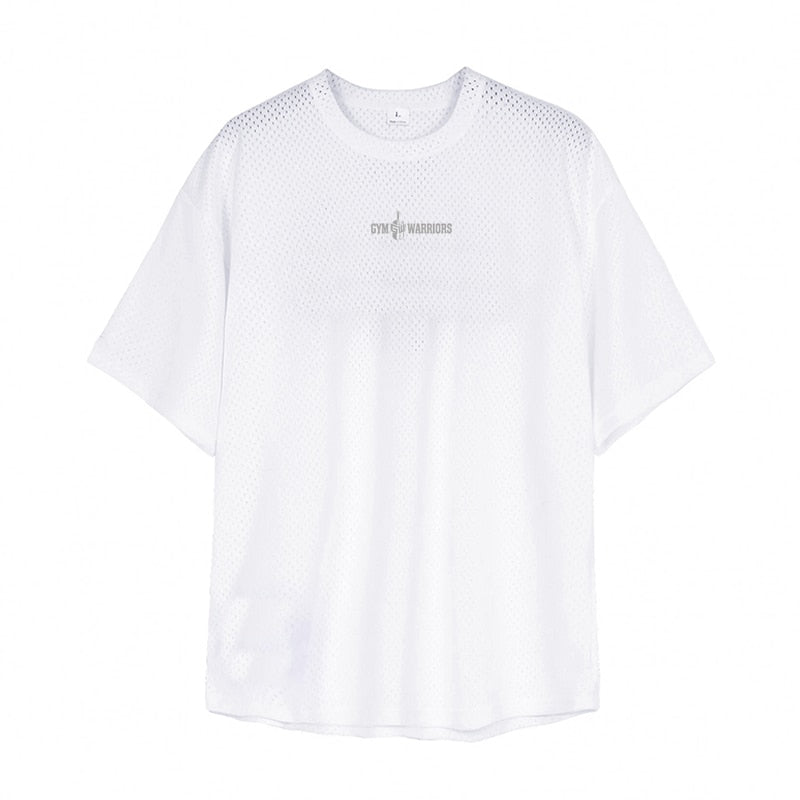 Mens Gym warriors Oversized T-shirt - muscleflexzone