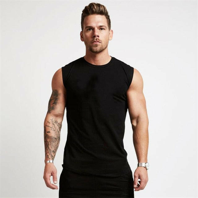 Men's Compression Gym Tank Top - muscleflexzone