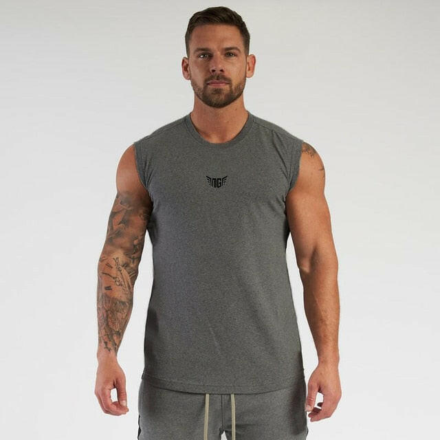 Men's Compression Gym Tank Top - muscleflexzone