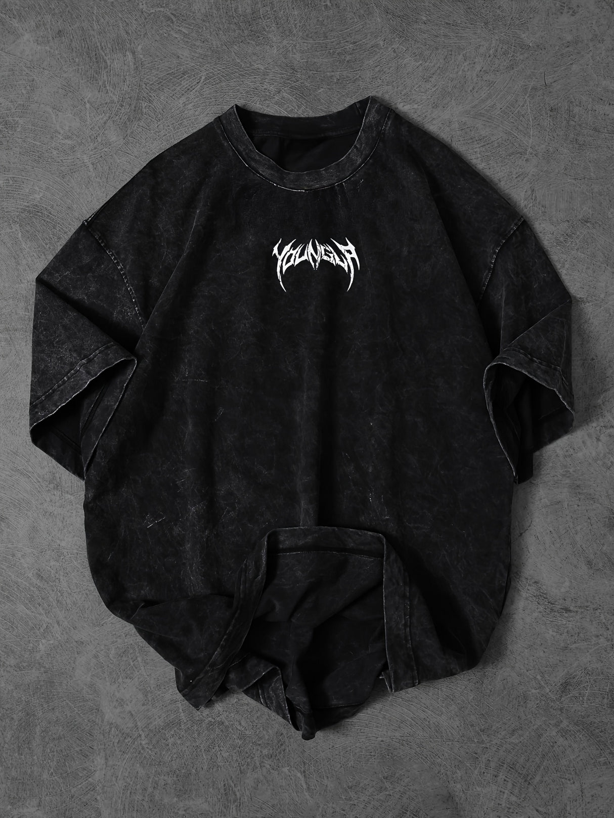 Youngla Men's Heavyweight 230gsm Vintage Washed T-Shirt - muscleflexzone