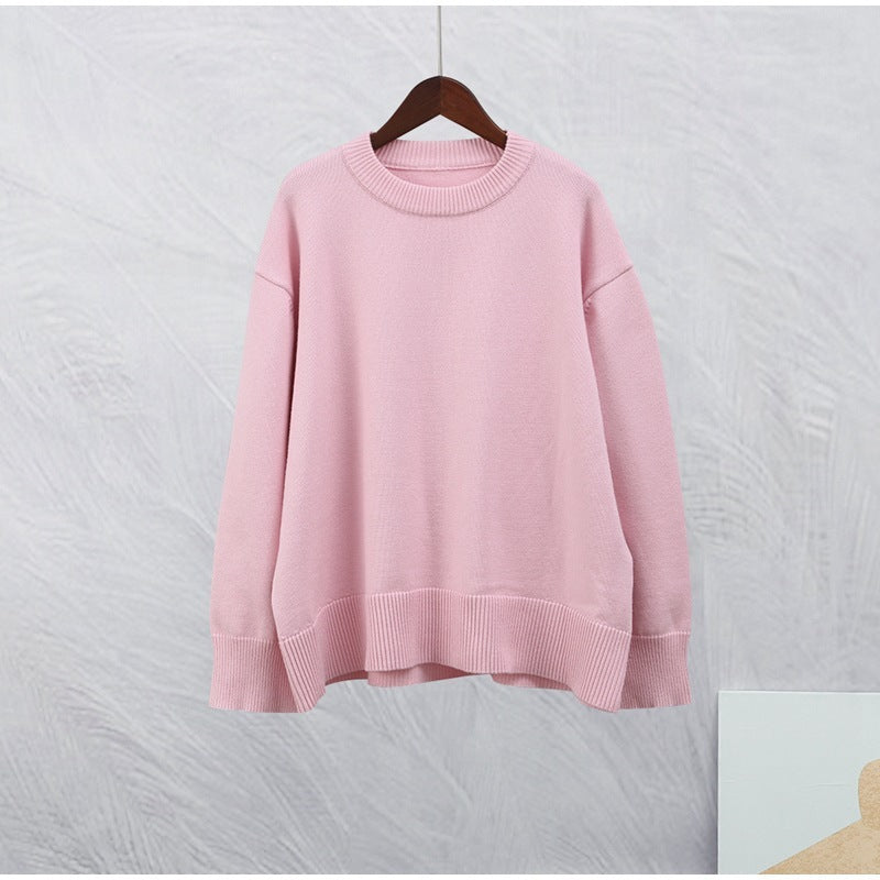 Sweet Pink Knit Sweater - muscleflexzone