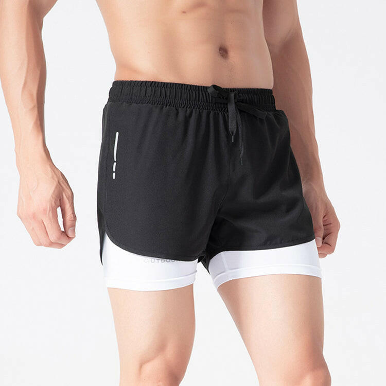 Men's Sports Shorts Double Layer - muscleflexzone