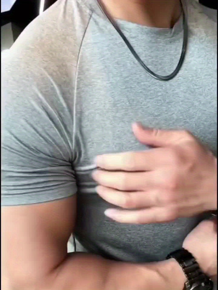 Mens Premium Quick-Dry Fitness Tee - muscleflexzone