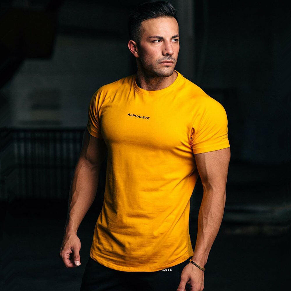 Men's Fitted Gym T-Shirt - muscleflexzone