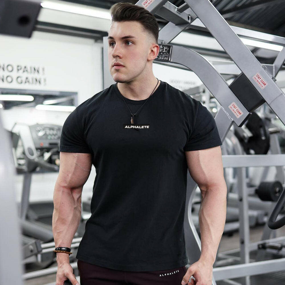 Men's Fitted Gym T-Shirt - muscleflexzone