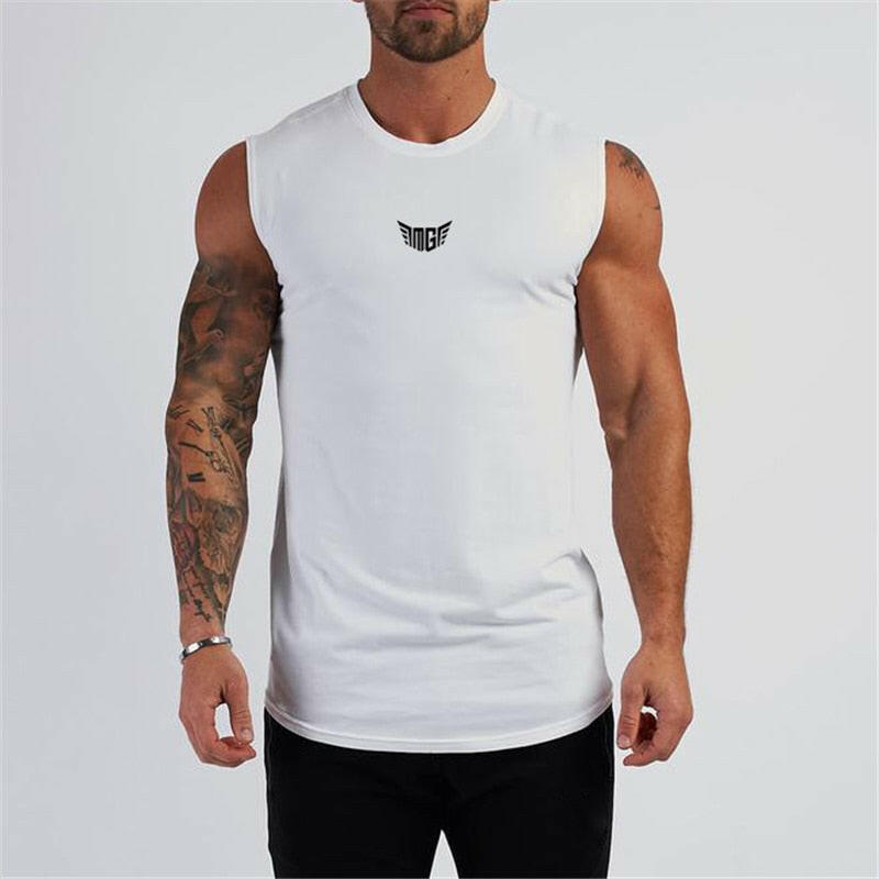 Men's Compression Gym Tank Top - muscleflexzone