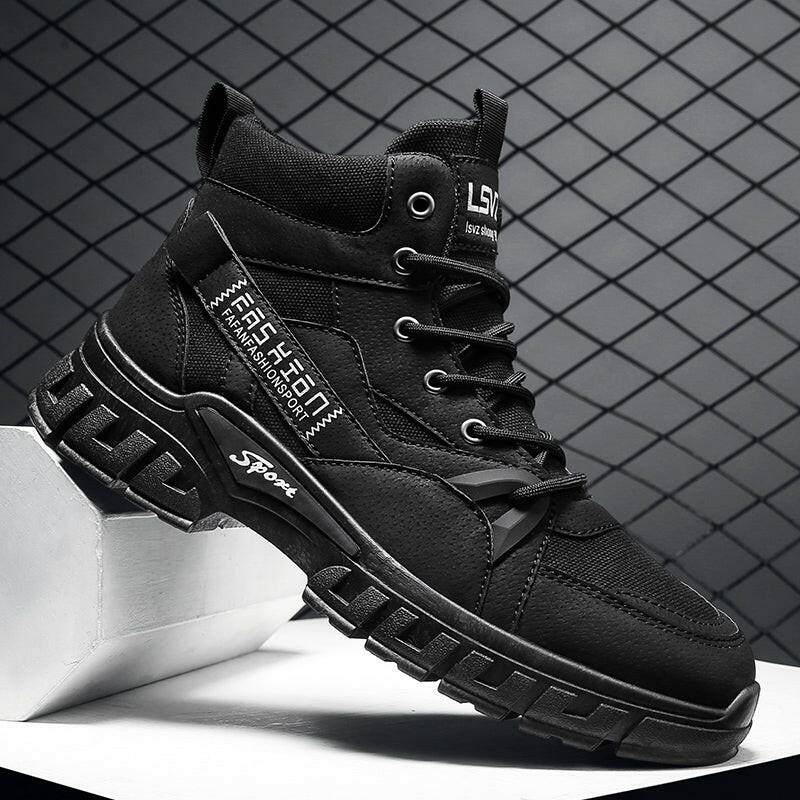 Nonslip Martin Boots Outdoor Hiking Leather Shoes - muscleflexzone