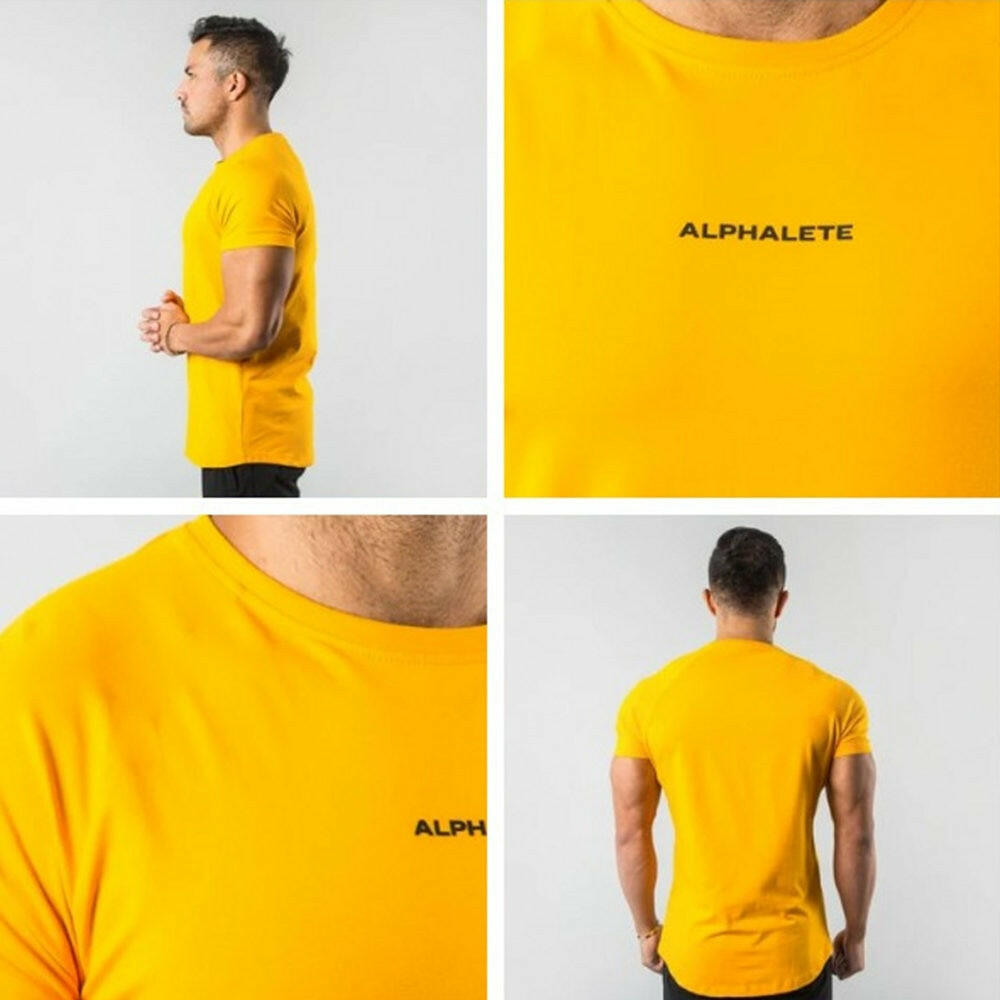 Men's Fitted Gym T-Shirt - muscleflexzone