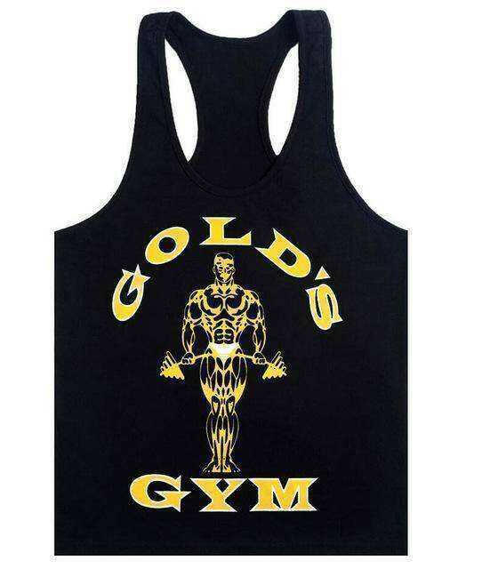 Men's Golds Aesthetic Gym Tank Top Men - muscleflexzone