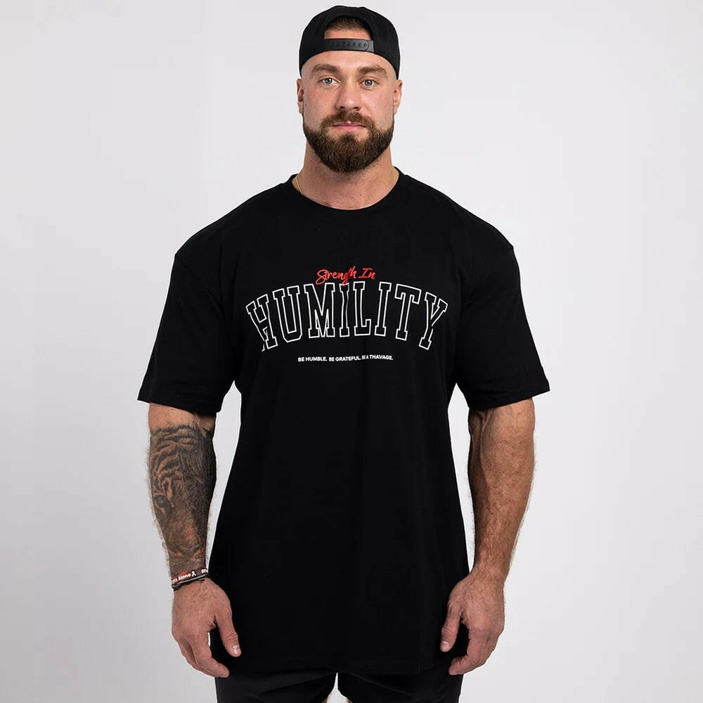Men Bumstead T Shirt High Quality Cotton - muscleflexzone