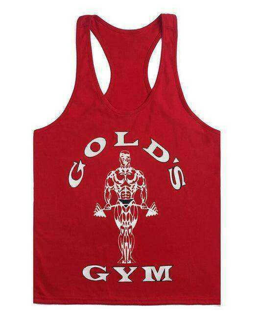 Men's Golds Aesthetic Gym Tank Top Men - muscleflexzone