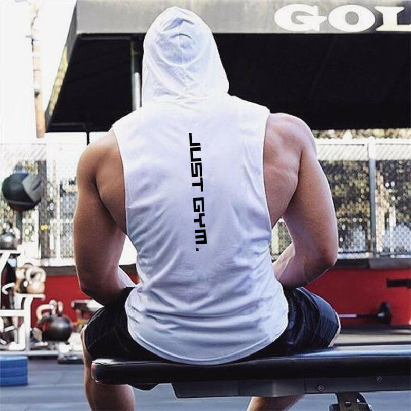 Gym Hoodies Tank Top - muscleflexzone