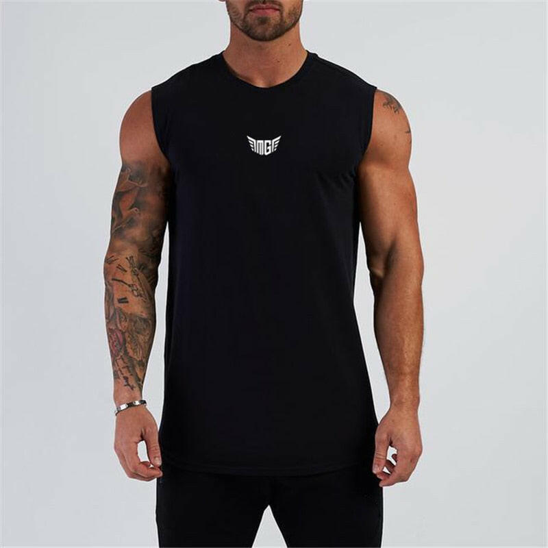 Men's Compression Gym Tank Top - muscleflexzone