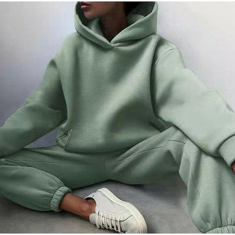 Essential Winter Hoodie Sweat Set - muscleflexzone
