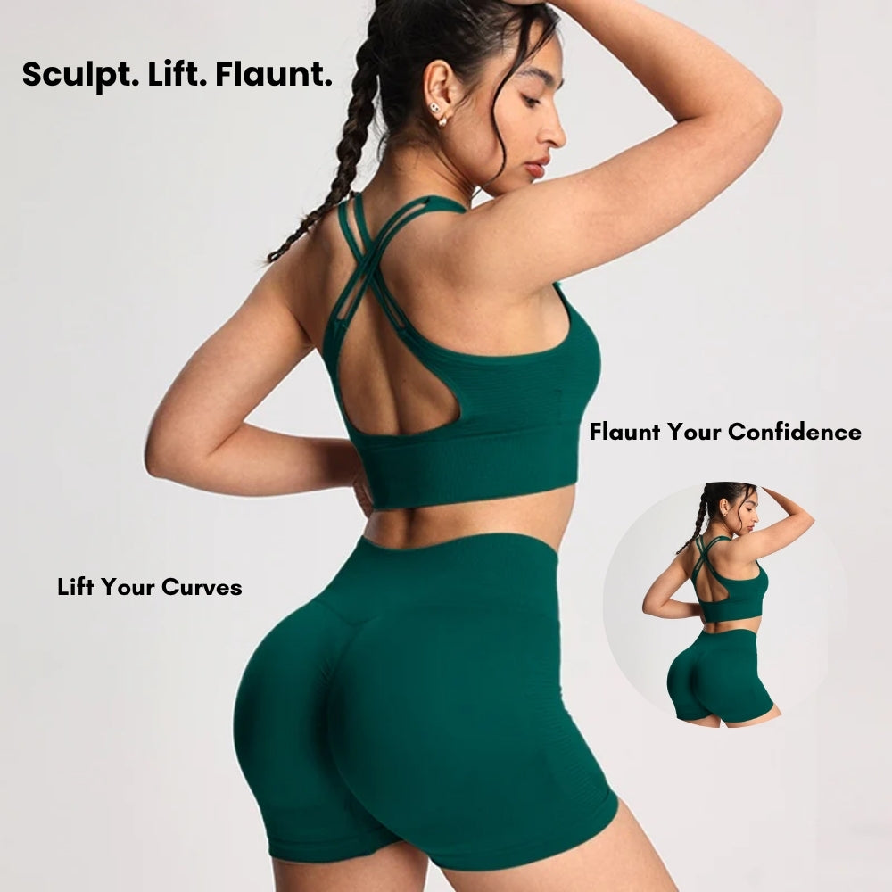 AURELIX FIT | Breathable Seamless Sculpt Set - muscleflexzone