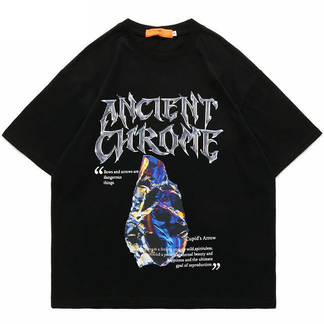 Oversized Graphic Printed T-shirt - muscleflexzone