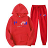 Men's Cotton Hoodie and Sweatpants Set - muscleflexzone